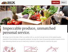 Tablet Screenshot of bixproduce.com